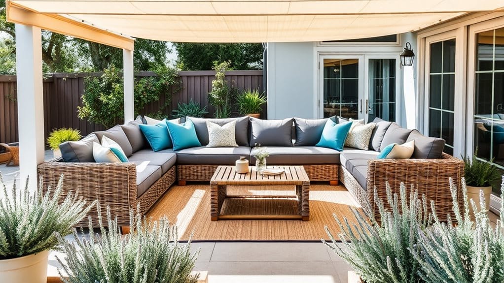 cozy outdoor seating areas
