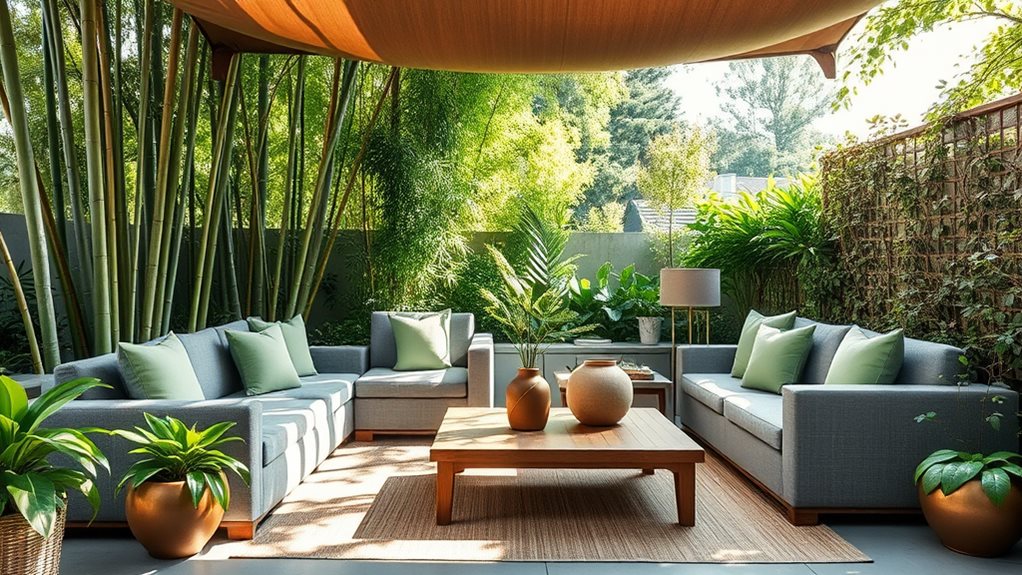 enhance space with greenery