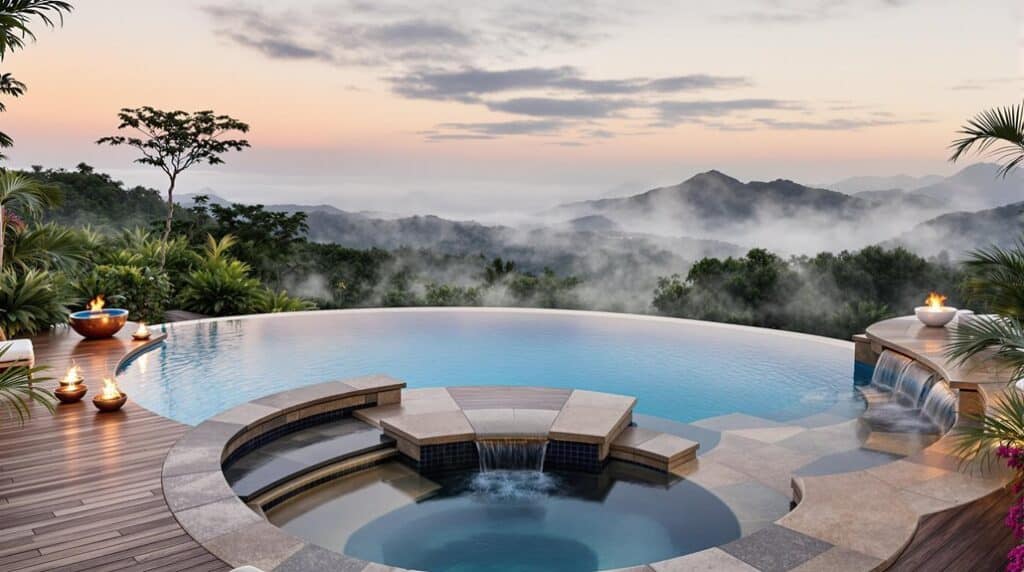 essential features for outdoor spa