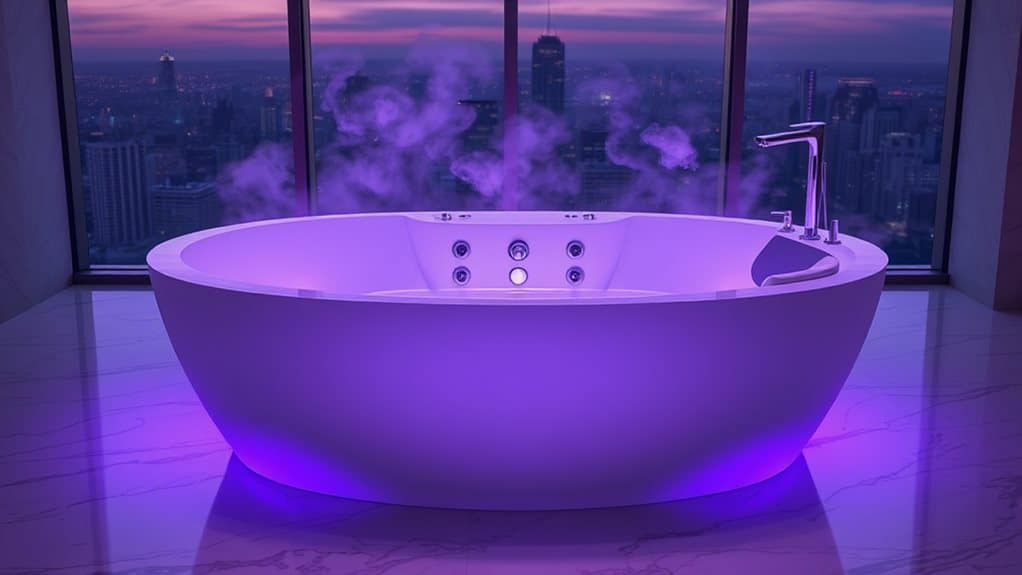 personalized color therapy baths