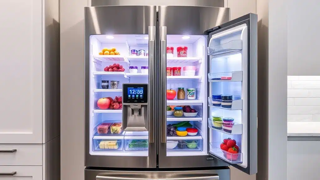 smart refrigerator kitchen storage