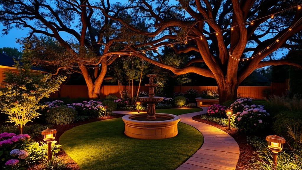 strategic garden lighting design