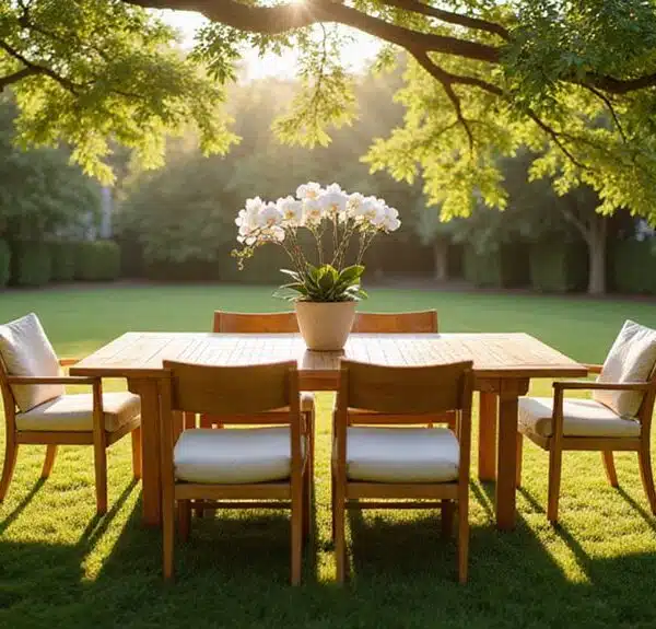 luxuriöse Gartenmöbel Wellness