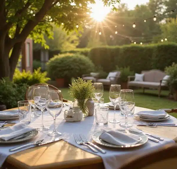 Garten-Umbau für Außengastronomie