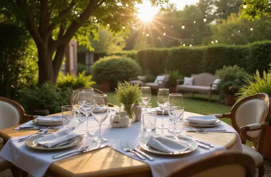 Garten-Umbau für Außengastronomie