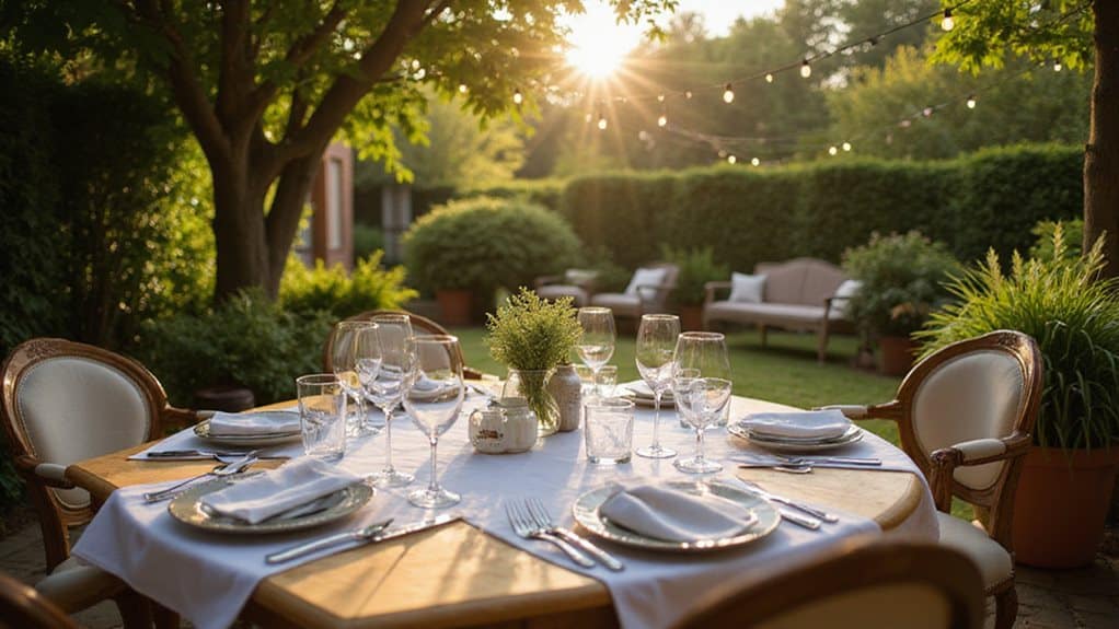 Garten-Umbau für Außengastronomie