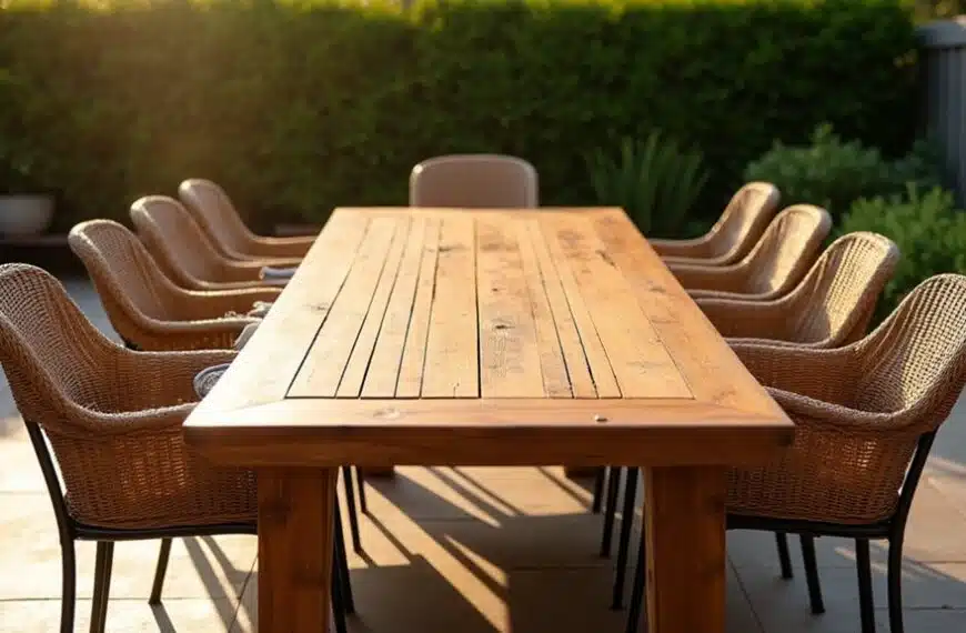 Pflegetipps für Gartenmöbel