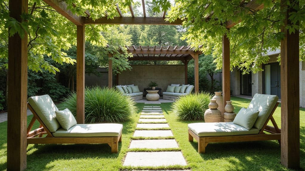 strategische Außenmöbelplatzierung