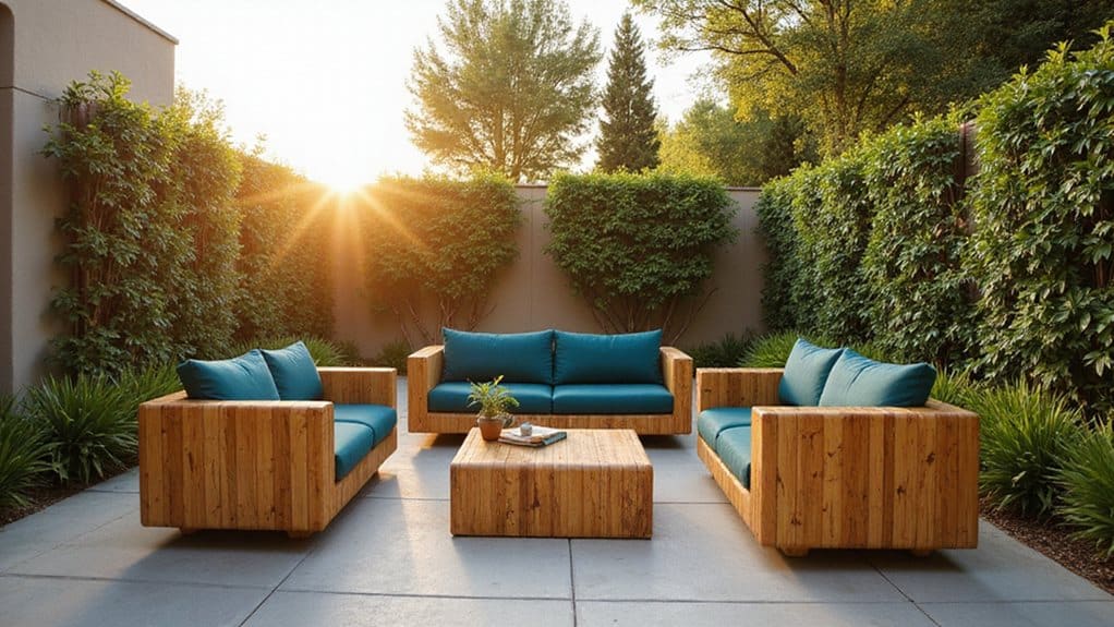 nachhaltige Gartenmöbeloptionen