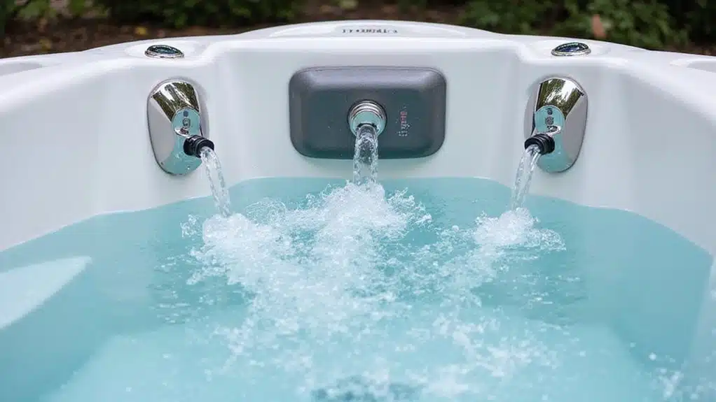 Gegenstromanlage im Swim Spa Garten Spa Pool 3 fortschrittliche Spa-Systemkomponenten