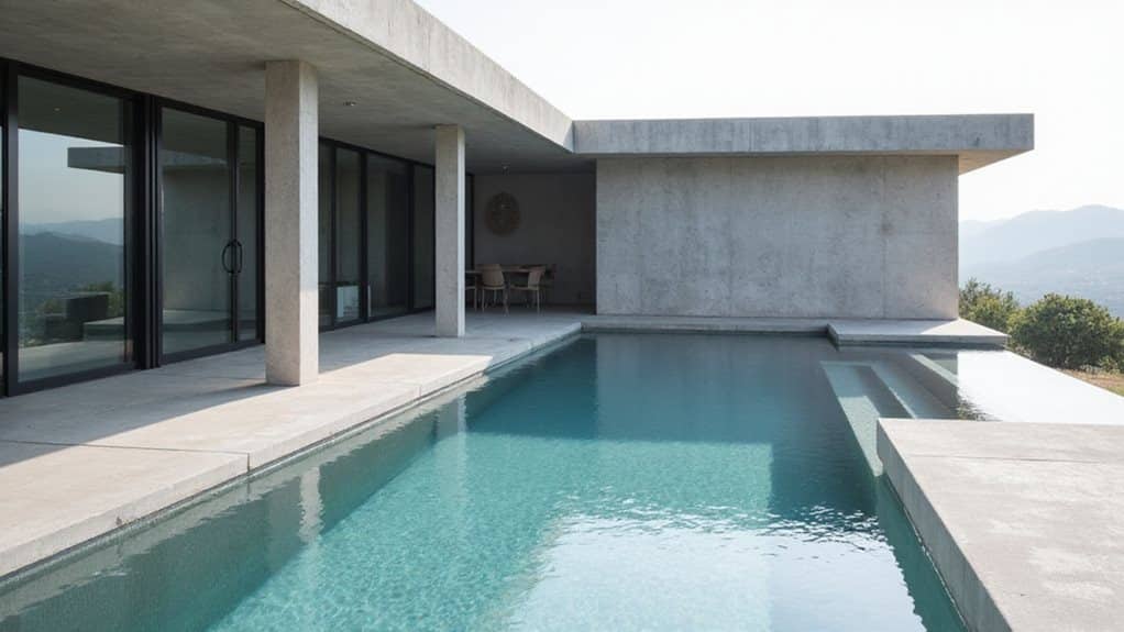 architektonische Poolintegrations-Gestaltung