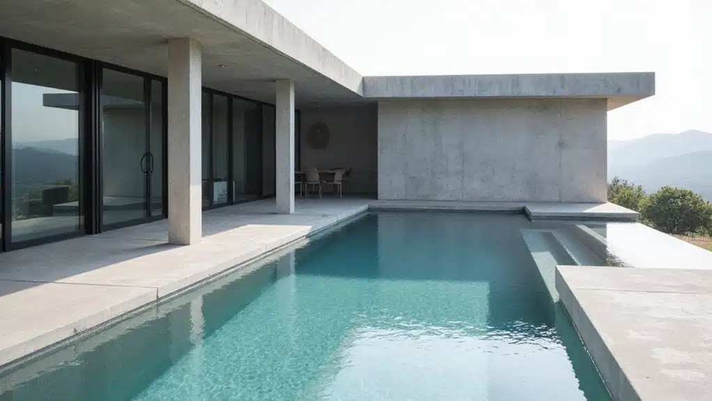 architektonische Poolintegrations-Gestaltung