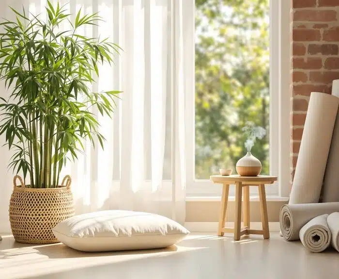 Schaffung eines Entspannungsraums