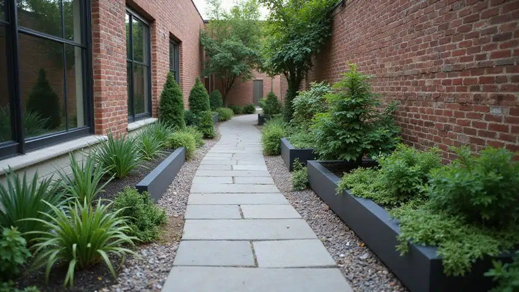 Gartengestaltung für kleine Räume Garten Spa Pool 2 Geschwungene Wege verbessern den Gartenfluss