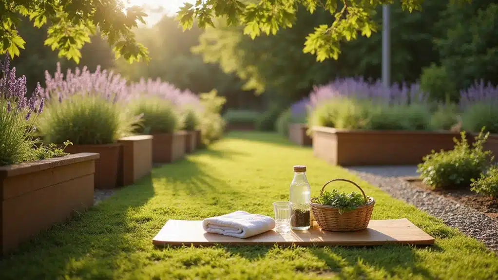 Wellness-Routinen im Garten Garten Spa Pool 1 tägliche Garten-Wellness-Praxis
