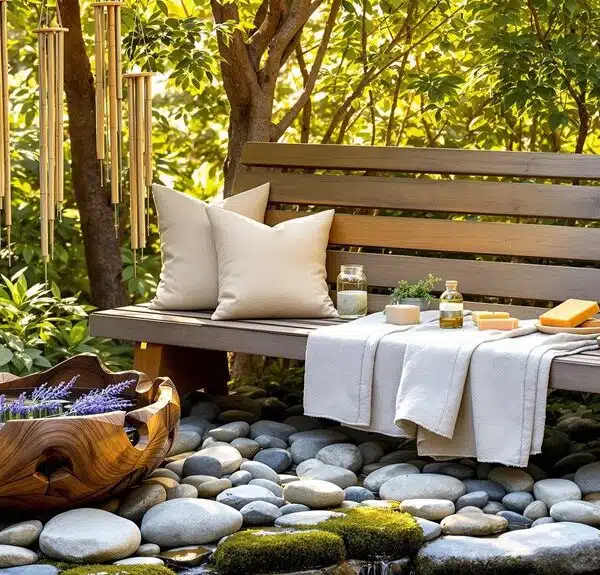 DIY Garten-Spa-Ideen