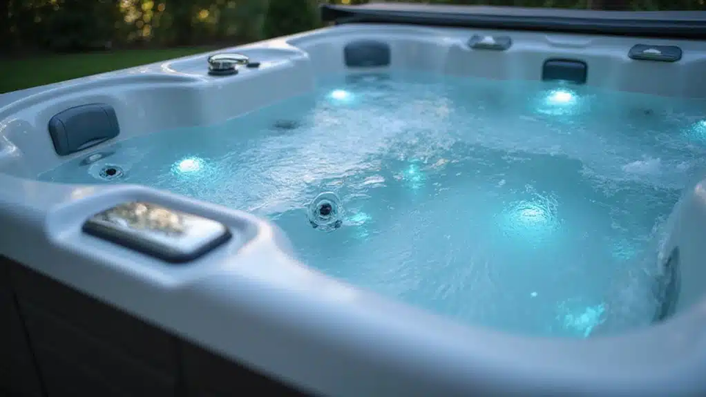 Energieeffizienz in Schwimm-Spas Garten Spa Pool 1 energiesparende Spa-Komponenten