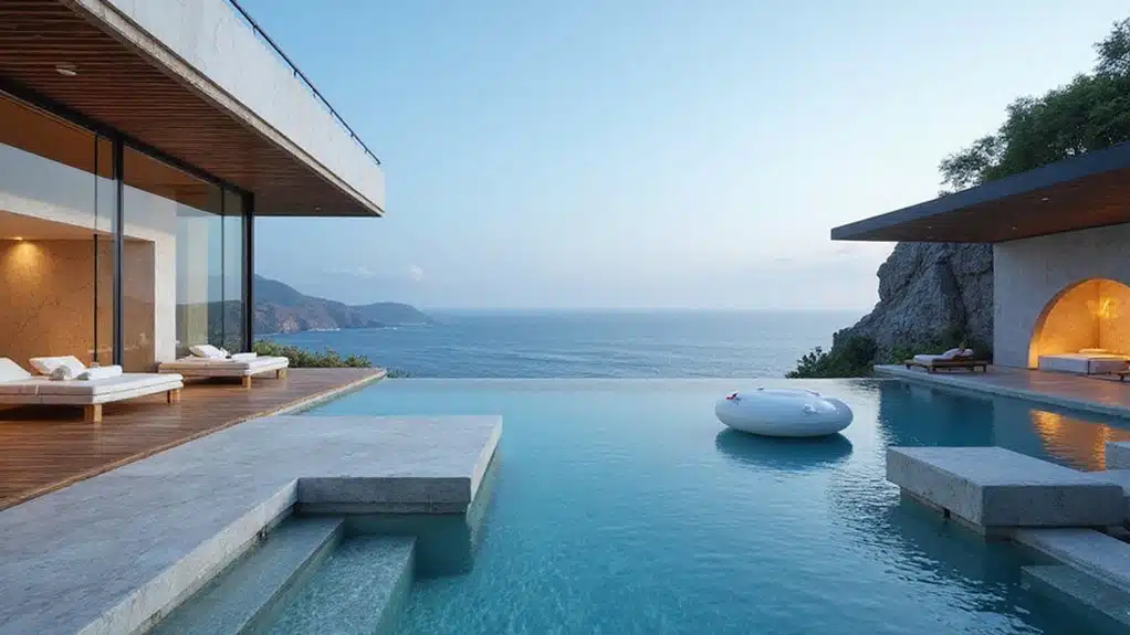 Luxus-Spas Weltweit Garten Spa Pool 2 luxuriöse Wellness-Hinterhof-Umgestaltungen