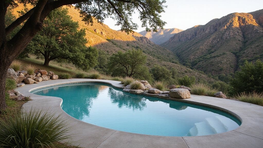 Organische Pooldesigns harmonieren mit der Natur