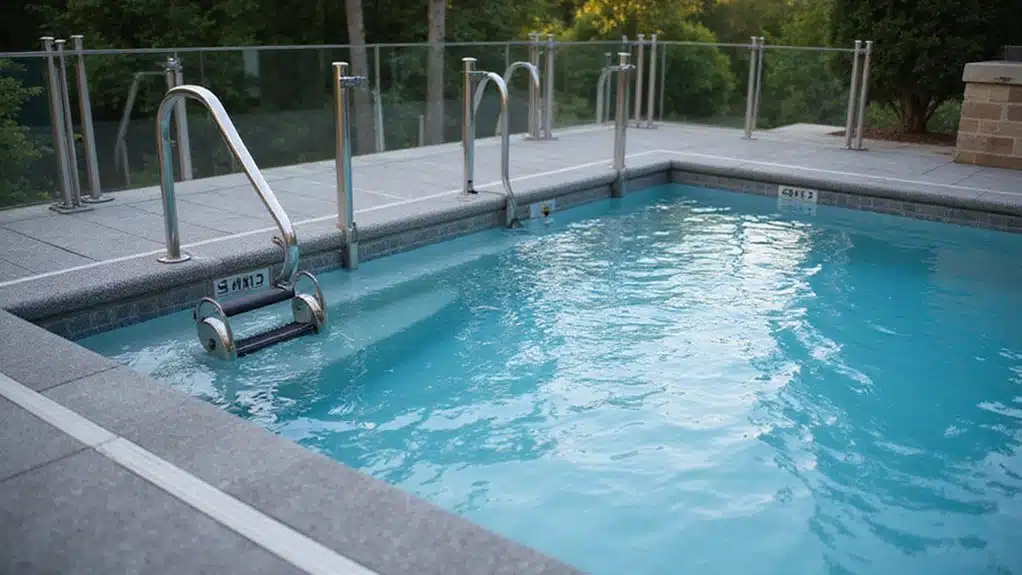 Poolsicherheit durch Barrieren