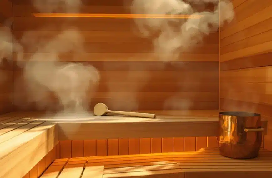 regelmäßige Saunabesuche