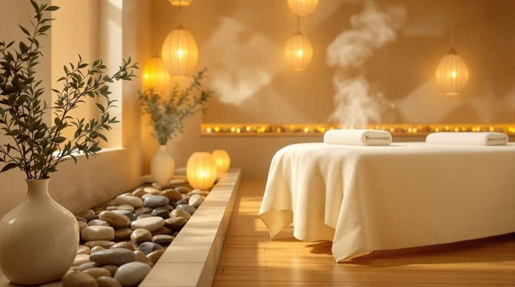 Entspannung im Wellness-Spa