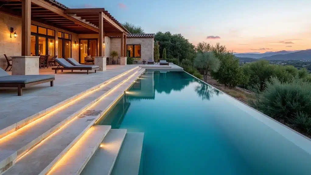 Terrassenpools als Investitionen