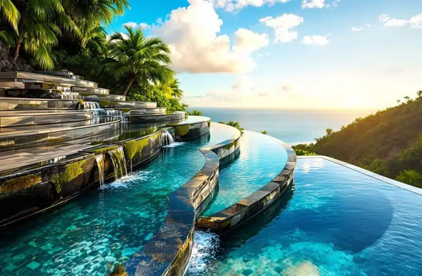 Garten Spa Blog Garten Spa Pool 22 Terrassen-Schwimmbadbereich