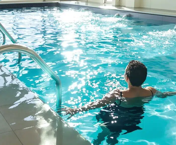 wasserbasierte therapeutische Behandlung