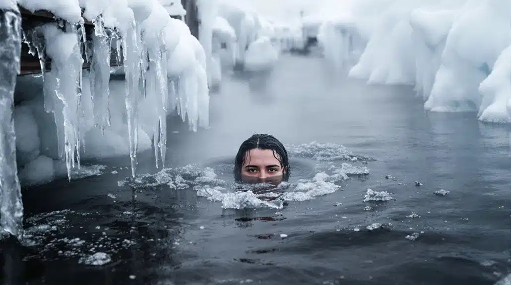 Wintereisbadeerfahrung